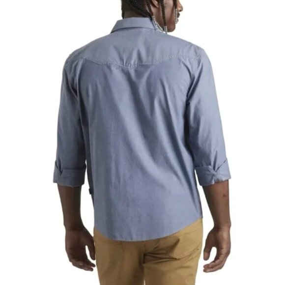 NWT! Howler Brothers Crosscut Chambray Snapshirt M - Picture 10 of 10